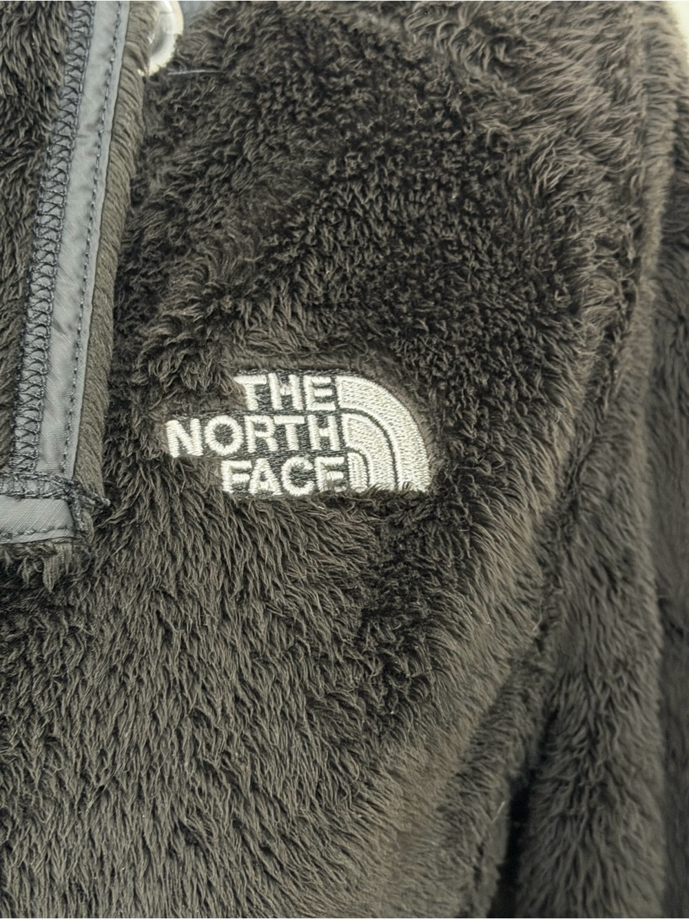 The North Face Mossbud Asymmetrical Snap Neck Fleece Pullover Size XS WORN ONCE - Picture 4 of 12